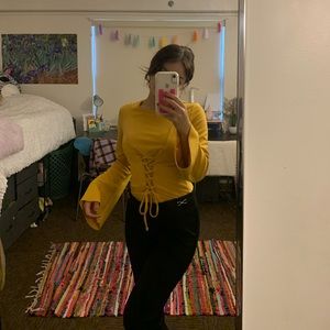 Yellow business Blouse